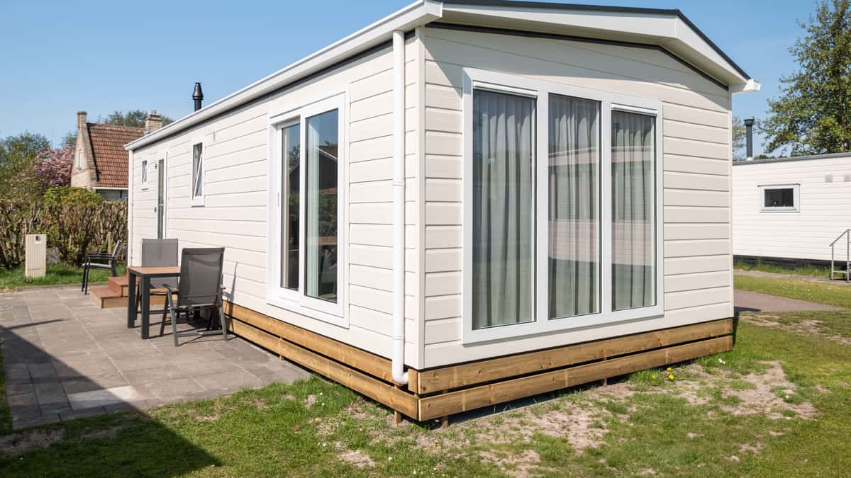 Chalet Deluxe Marcel met terras op Camping Cupido