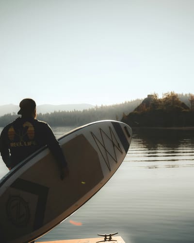 Stand-up paddleboarding